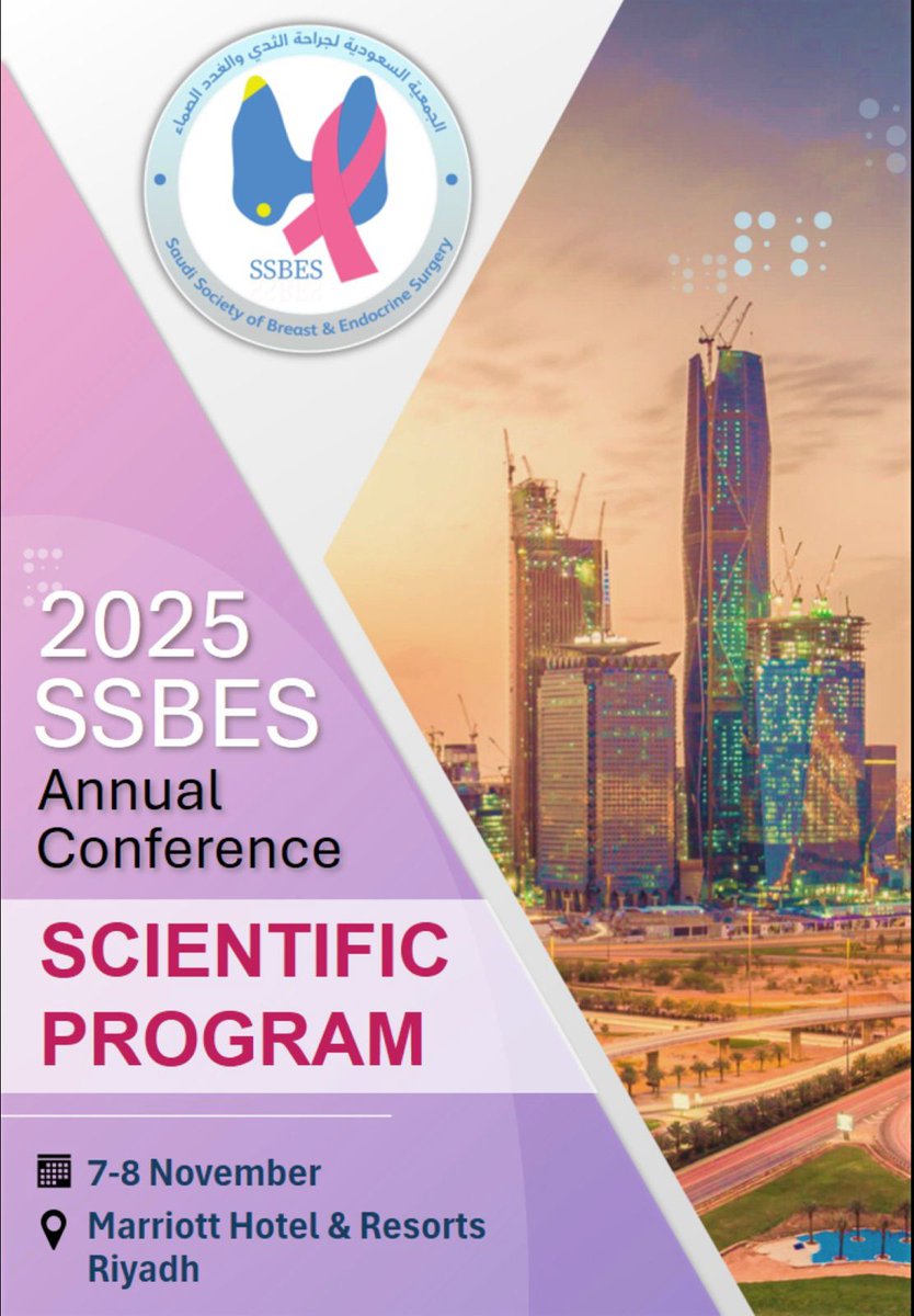 Saudi Society of Breast & Endocrine Surgery(SSBES) tweet media