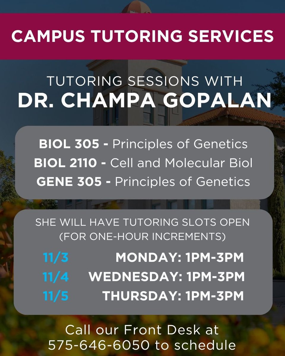 Campus Tutoring Services tweet media