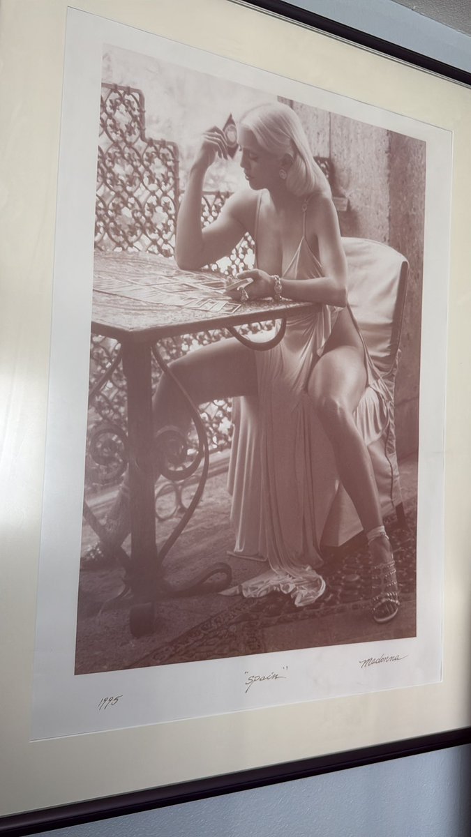 gotelectrical's tweet photo. @Madonna My favorite piece of art in my office, https://t.co/bLu3vdELvE