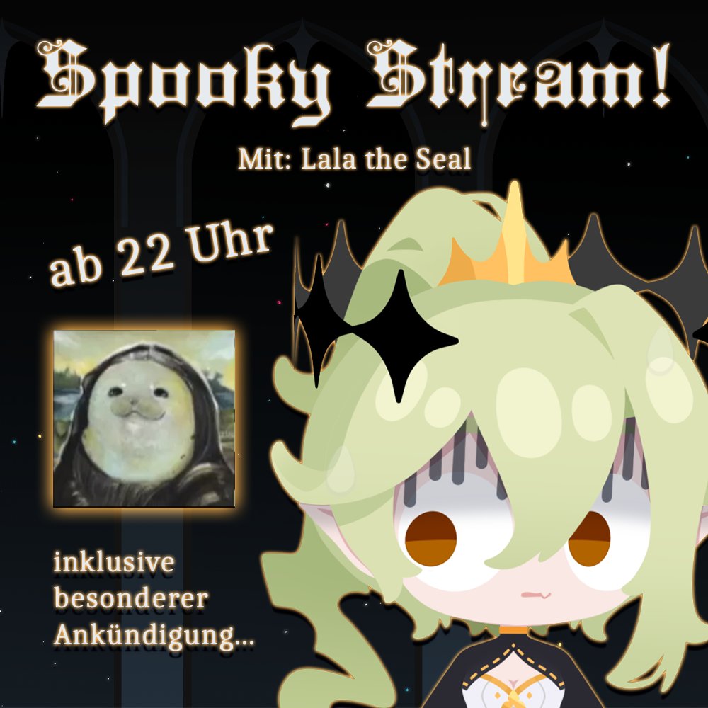 SPOOKY SURPRISE STREAM 🎃
Ab 22 Uhr werden Lala und ich die Nacht unsicher machen! Kommt doch vorbei und seid spoOOooky mit uns 🗣️
twitch.tv/milkeechan