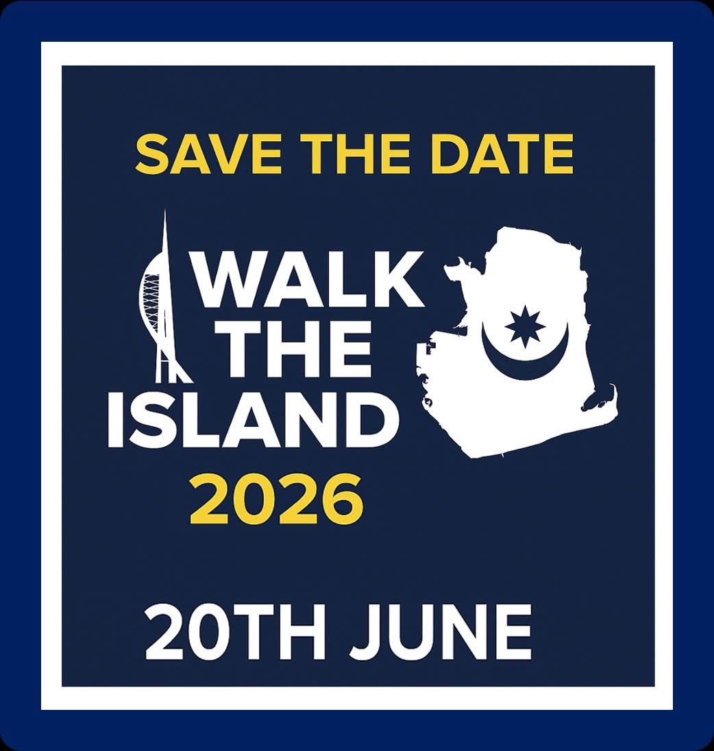 WalkIsland's tweet image. Walk The Island 2026.  Date confirmed, supported charity TBC.  #Portsmouthcharity #walktheisland #Pompey