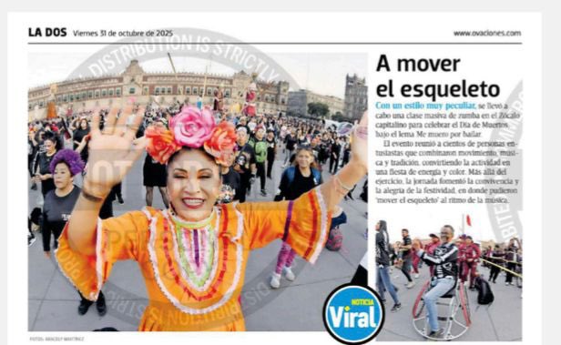 Mientras uno está vivo
Uno debe bailar lo más que pueda

Así vivimos la Mega Clase de Baile Aeróbico “Me Muero por Bailar”