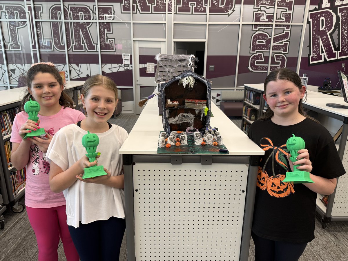 Congratulations to our winners of the cardboard haunted house contest! <a href="/ProsperRushing/">Rushing Middle School</a> <a href="/PISD_Libraries/">Prosper ISD Library Services</a>