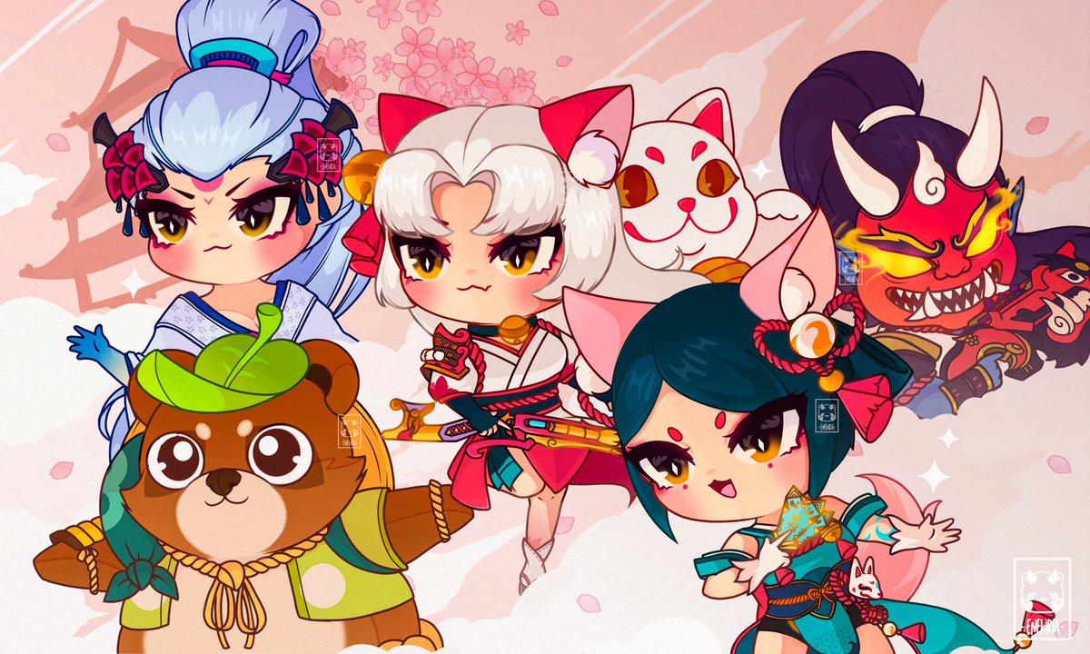 Japanese Spirits Skins 🌸🌟
Whats ur fav so far? 👺
#Overwatch2 #Overwatch2Fanart