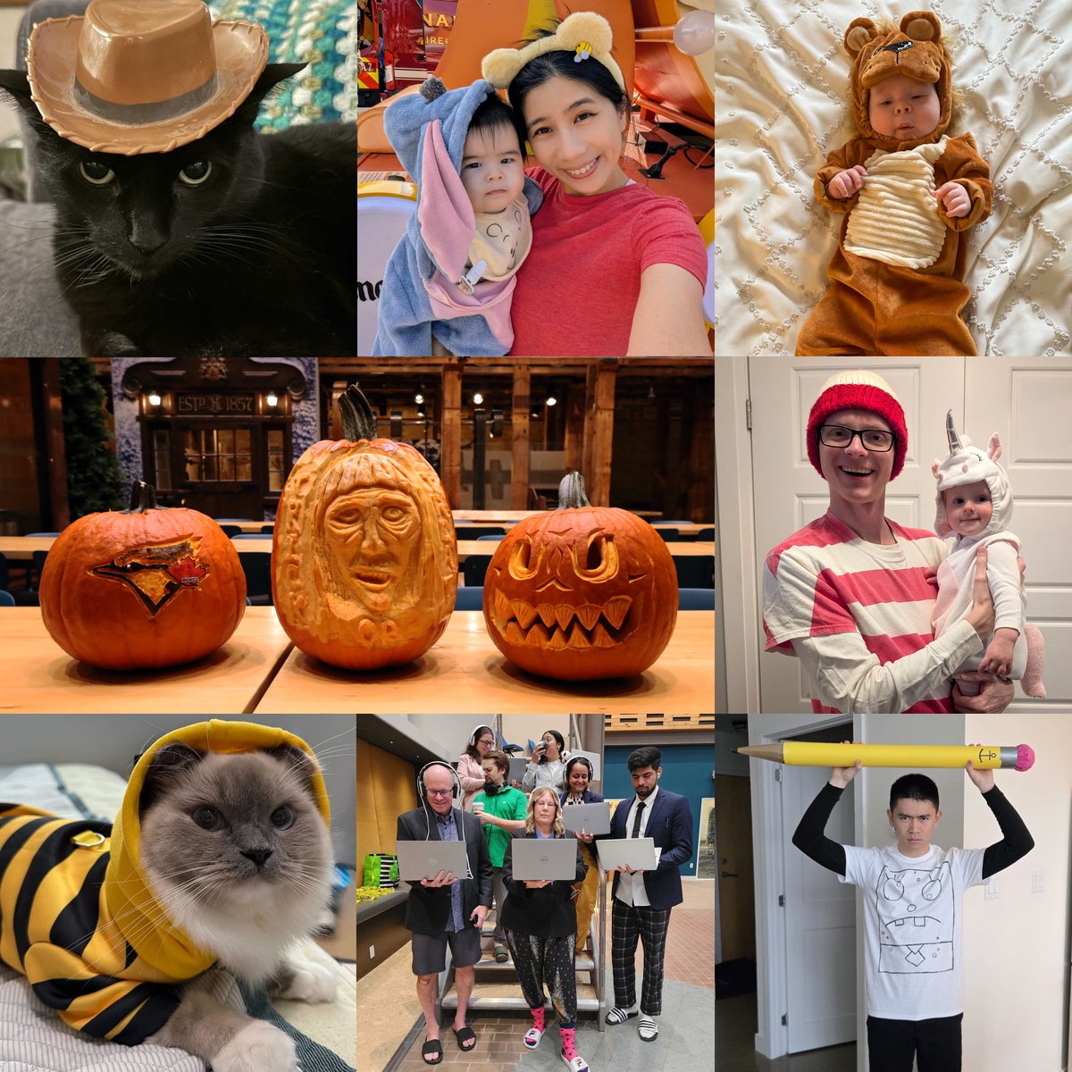 The Halloween vibes are alive and well at <a href="/RideCo_OnDemand/">RideCo On-Demand Transit</a> Transit! 👻

From creative pumpkin carvings (let's go Blue Jays!) to individual and team costumes, our Waterloo HQ and remote teammates, along with their babies and pets 🐾, brought their best spooky spirit. It’s always
