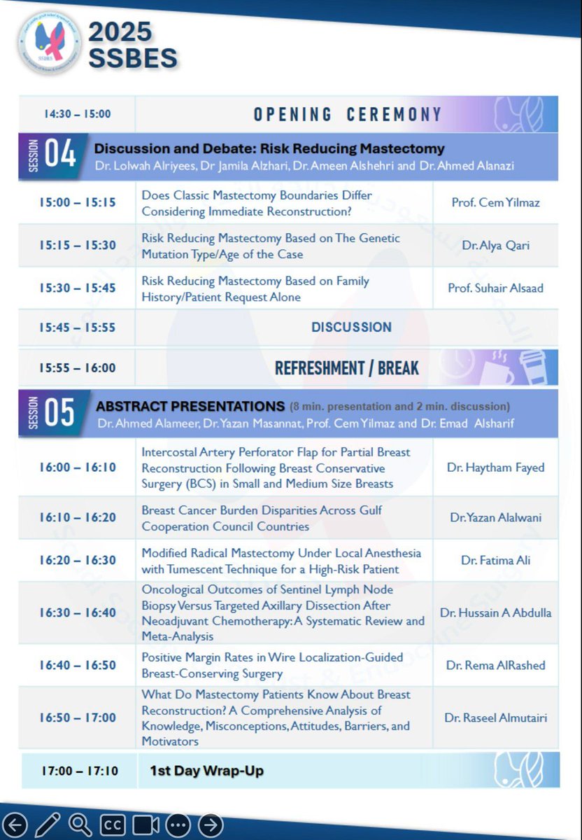 Saudi Society of Breast & Endocrine Surgery(SSBES) tweet media