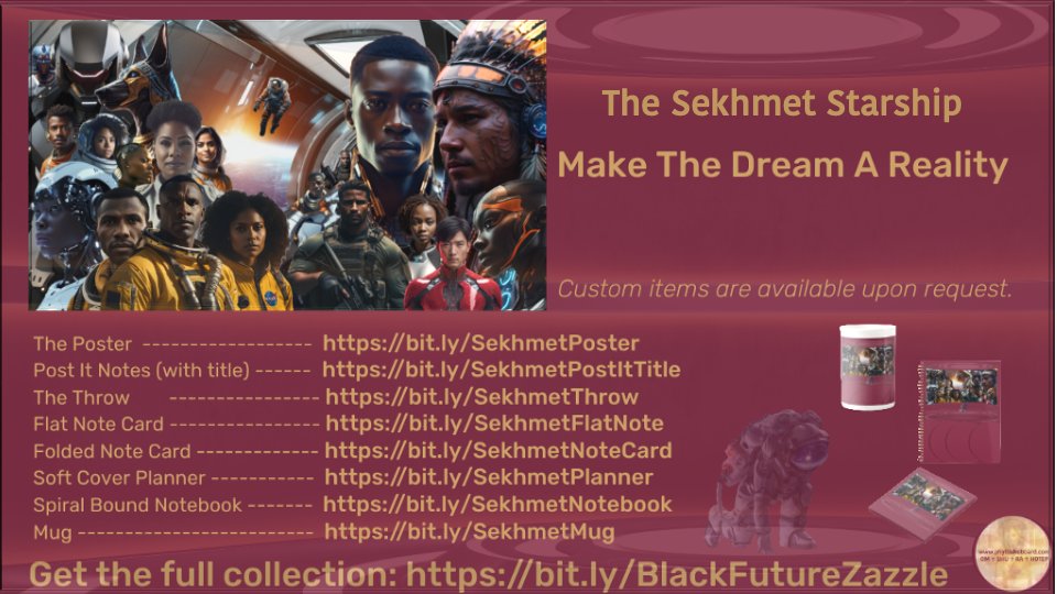 Help Us Launch The Dream - Purchase Post It Notes, notebooks, mugs, throws and more at: bit.ly/BlackFutureZaz…