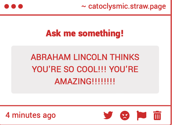 THANK YOU ABE