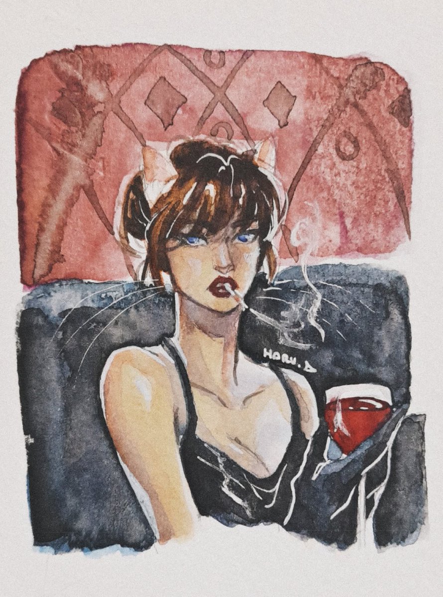 Hubo una época donde amaba a mi oc y ahora solo me da lastima, aun así ame el arte que saque de ella