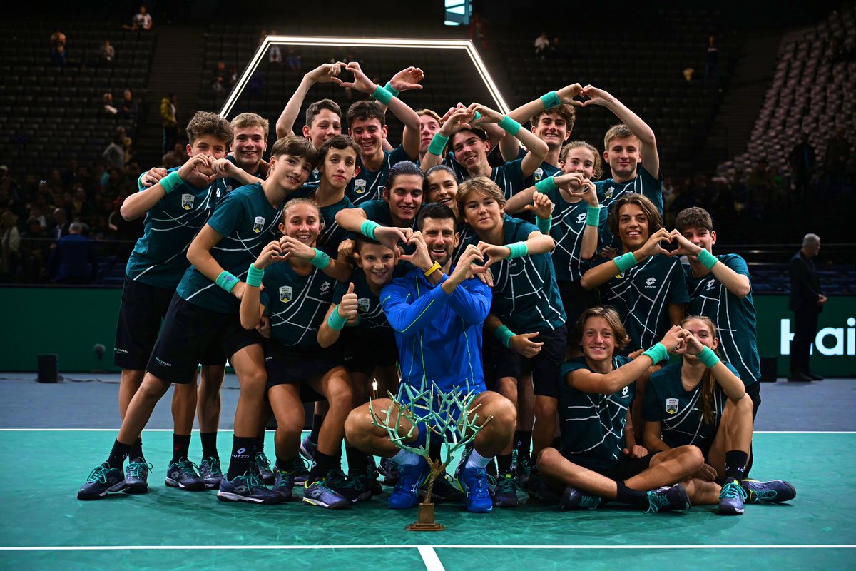 #Djokovic 🫶 #RolexParisMasters
#NoleFam