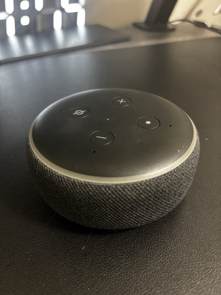 kuranosu's tweet image. ウチのAmazon Echo Dot🔈

#AmazonEchoDot
#Alexa