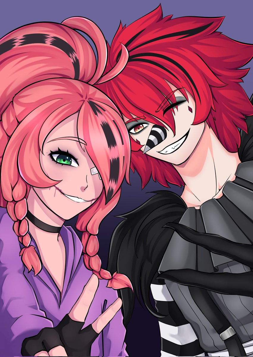 🧡🎃HALLOWEEN TIME!🎃🧡
Miren tremenda obra de arte que dibujó <a href="/KuroPv01/">👹Kuro The Harbinger👹【Comission Open】</a> 👹!
Somos creepypasterxs, él como Laughing Jack🤡🎪 y yo como Nina The Killer🎀🔪
👻MUCHAS GRACIAS KUWOO!🧡 ME ENCANTÓ🥹
Me da todas las vibes de~ she's sweet but a psycho, a little bit psycho🎧🎶
#VtuberES