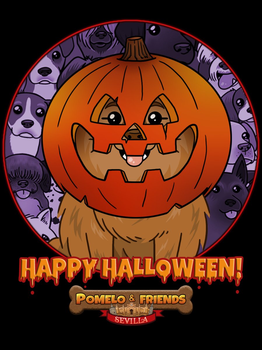 chiribits's tweet photo. Happy Halloween! 🐶🎃👻💀🦇🕷🕸

#videogame #dogs #seville #hiddenobjects #videojuego #sevilla #perrete #nikuro 
#pomelo #friends #dog #objetosocultos #game #perro #perros #apple #cute #pomeranian #halloween #pumpkin #spooky #ghost #scary #boo https://t.co/jCmTKYt6KQ