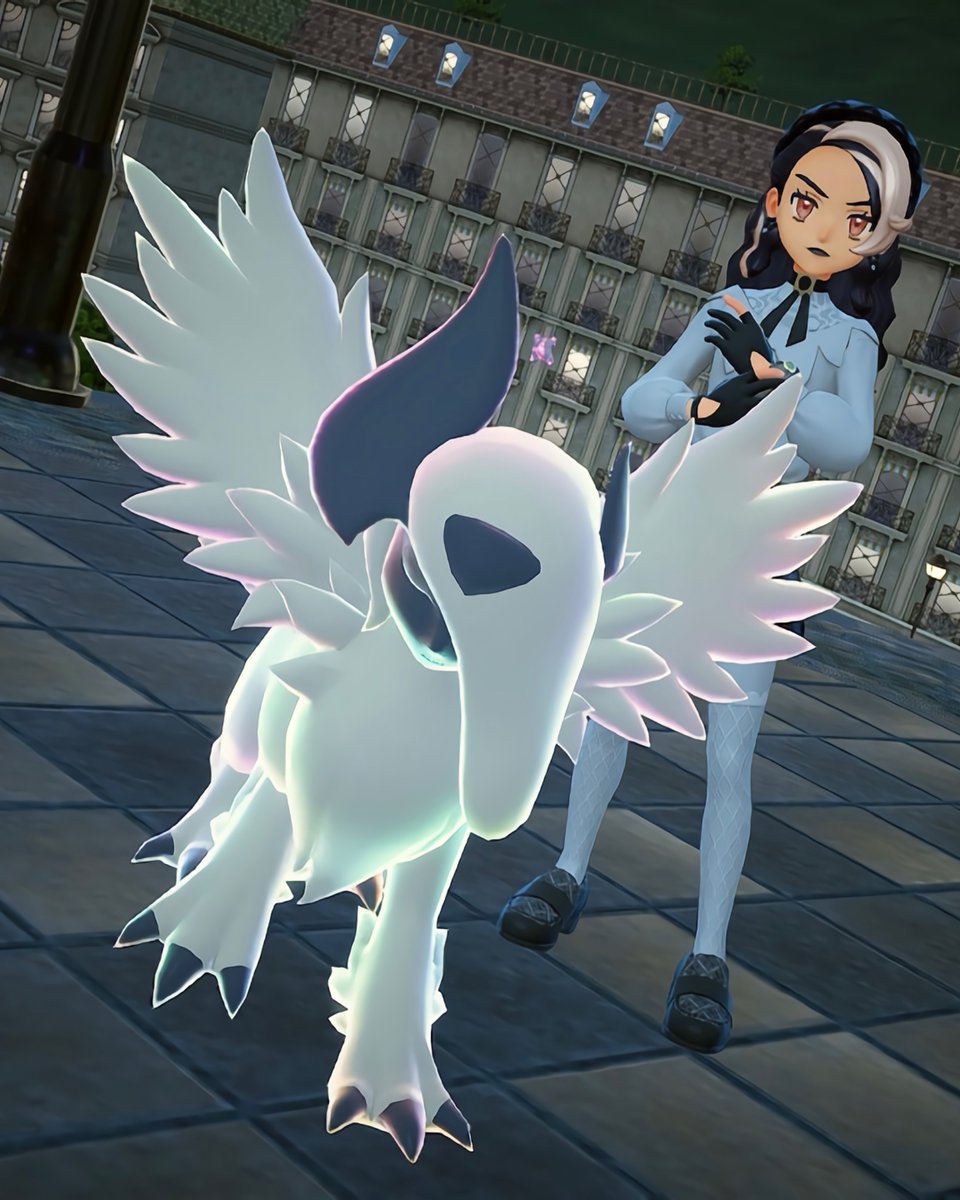 my favorite fit with my Absol! 🤍🪽