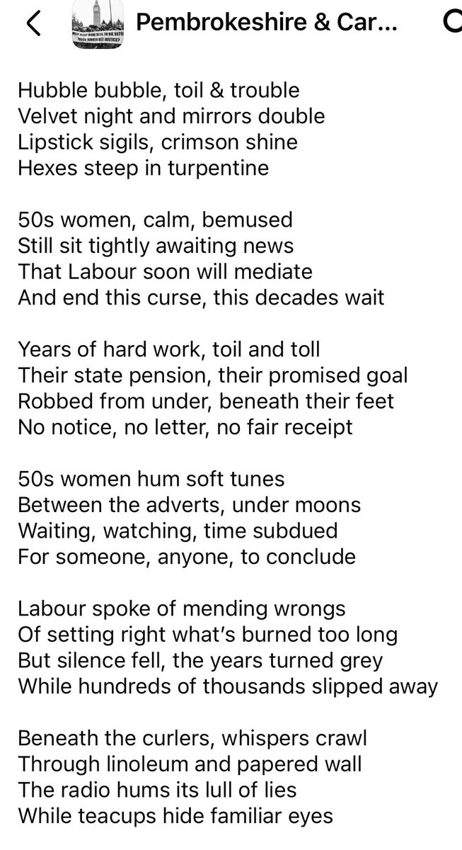 50sWOWPembsCarm's tweet image. A Halloween ditto calling @UKLabour to attend #mediationNOTlitigation with  #50swomen #WASPI ✊