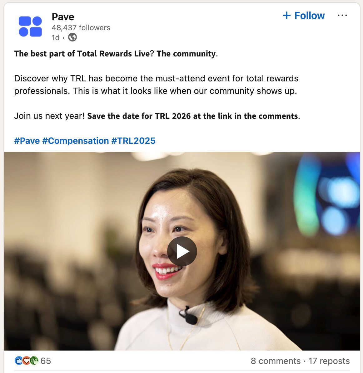 It was fun collaborating with with Pave on TLR event!

linkedin.com/posts/pave_pav…