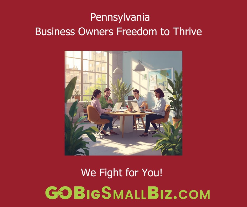 GoBigSmallBiz1's tweet image. #PennsylvaniaSmallBusiness Why do you think it&apos;s so important for small business voices to be heard in legislative decisions? Share your thoughts and learn more about how you can get involved today! #SmallBusiness