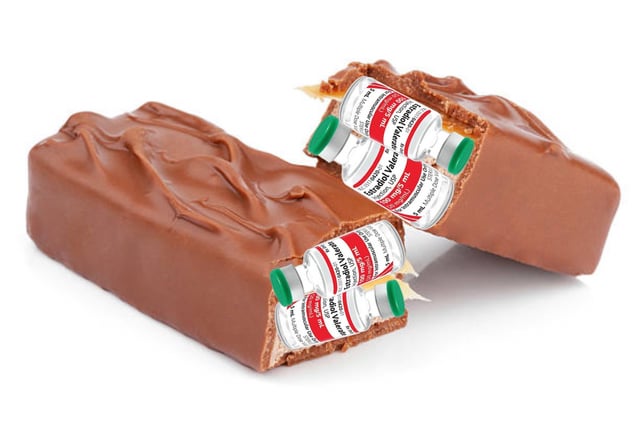 Check your kids candy tonight I found these strange vials in my kids snickers bars