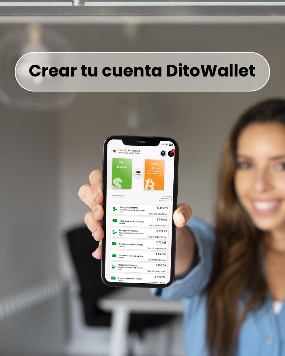 ⏱️ En 5 minutos podés hacer mucho… incluso abrir tu cuenta DitoBanx 💳
Sin filas, sin papeleo, sin complicaciones.

👉 Descargá la app y empezá hoy mismo.

#DitoBanx #Fintech #Bitcoiners #CuentaDigital #Mastercard