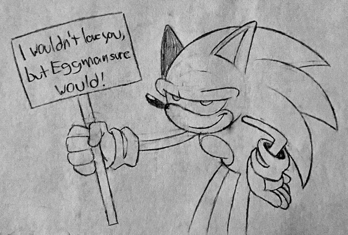 Drew this for the “Sonic Would Love Us” community
