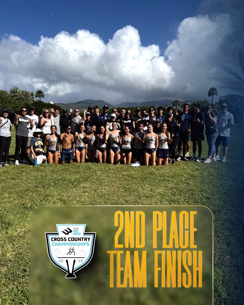 UCIcctf's tweet image. Our women&apos;s cross country team took home runner-up honors at the Big West Championships in Honolulu! 👏 

#TogetherWeZot | #RipEm