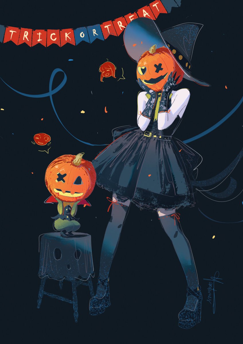 Hana, Fred, and I wish you a HAPPY Halloween!🎃👻