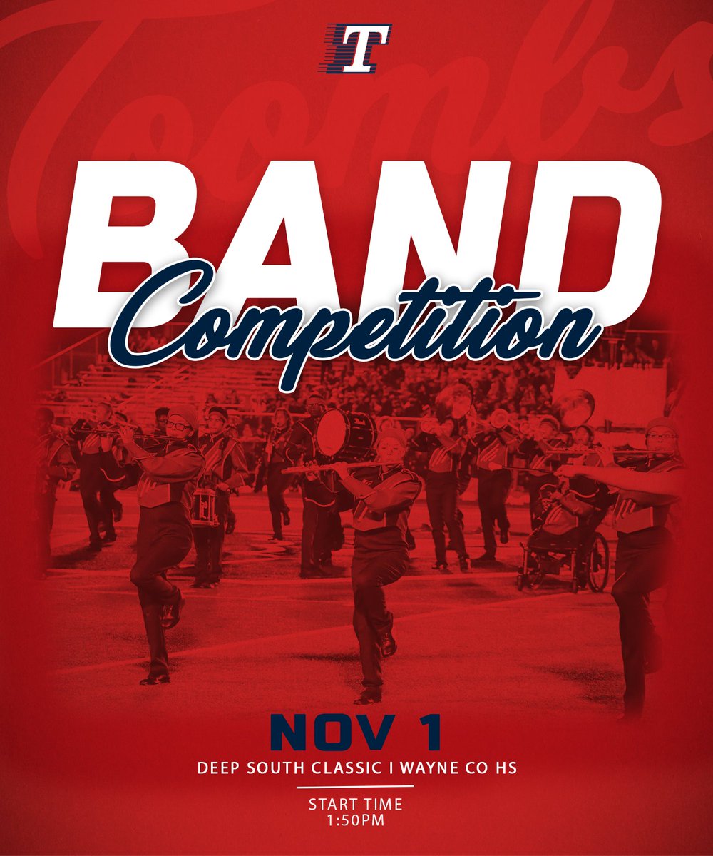 Toombs County Redcoats Competition Day!
🎷 Deep South Classic
📍Wayne County
⏰ 1:50 PM

Proudly sponsored by Todd Padgett Housing Center Inc. and Dot Foods!

#BAD #BeADog #GoDogs #CommitToTheT