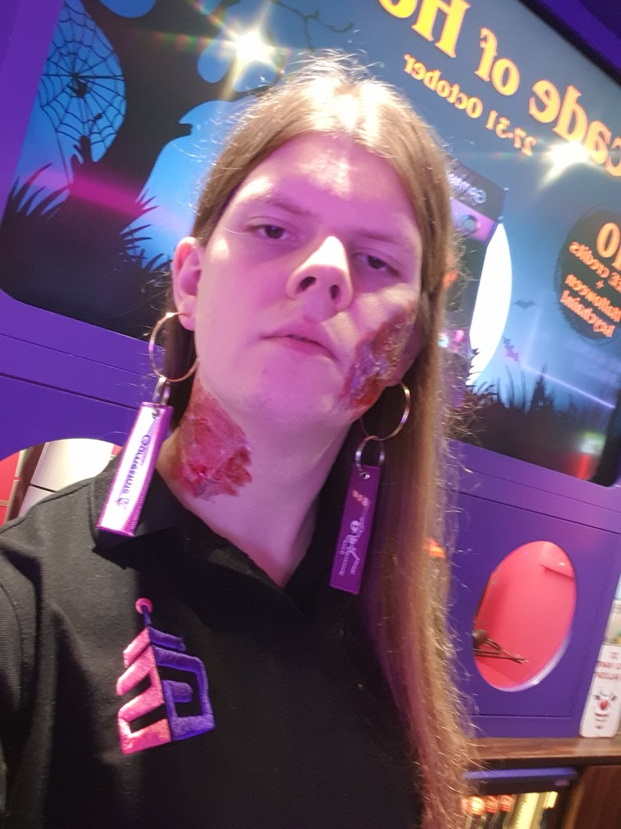 Halloween night at the arcade