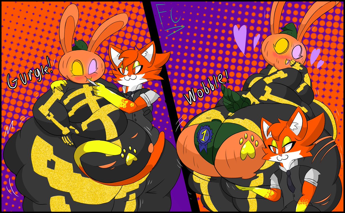 Pumpbunny has earned first prize for the biggest pumpkin pie~ 🧡🎃🖤

Thank you <a href="/RoundHolograms/">Holo</a> for gifting me spice and happy Halloween to y'all ^^ 🎃🎃🎃