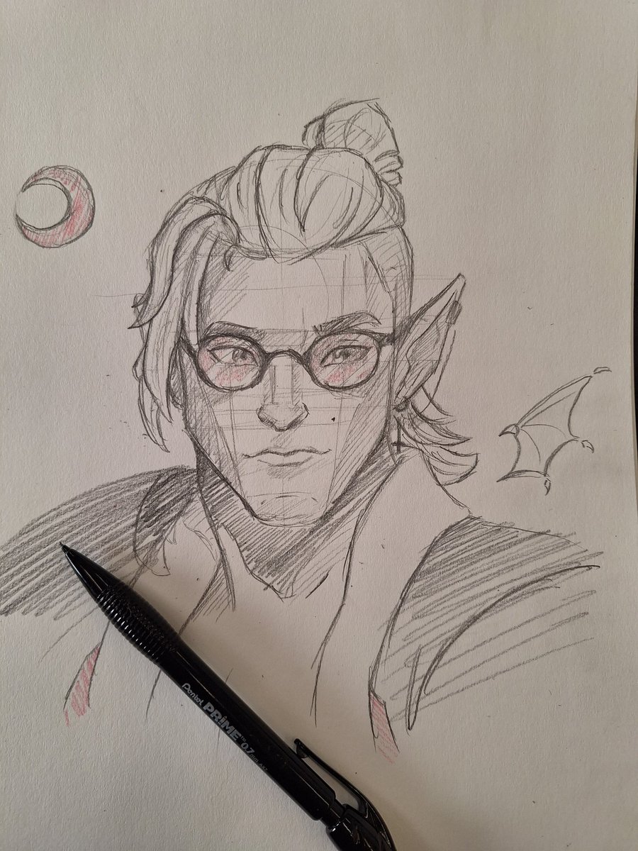 Kado doodle during class 🦇