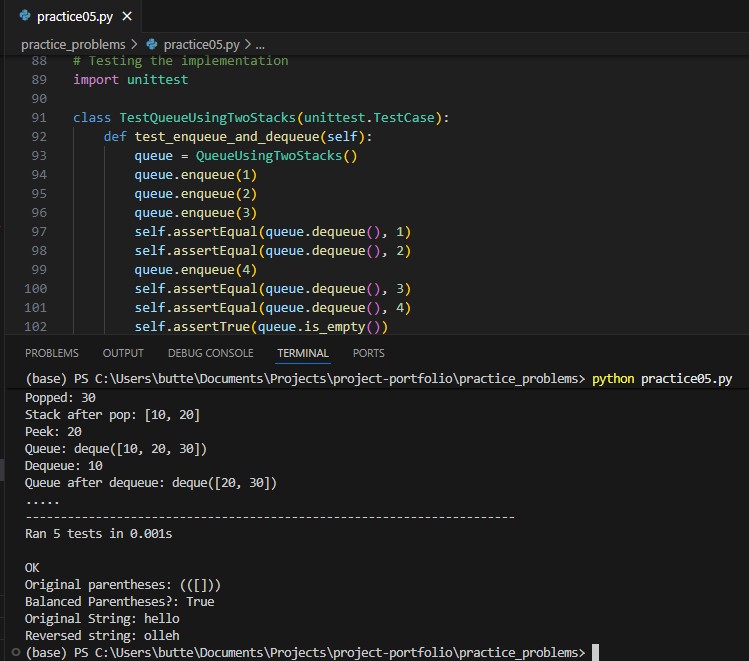 I added enqueue and dequeue by using Python Programming.