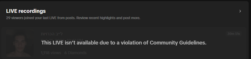 KryptoHw's tweet photo. @TikTokSupport YOUR SOO STUPID DO SOMTHING ABOUT all the fake violation of this community guidelines stupid team https://t.co/pS0dbuBhes