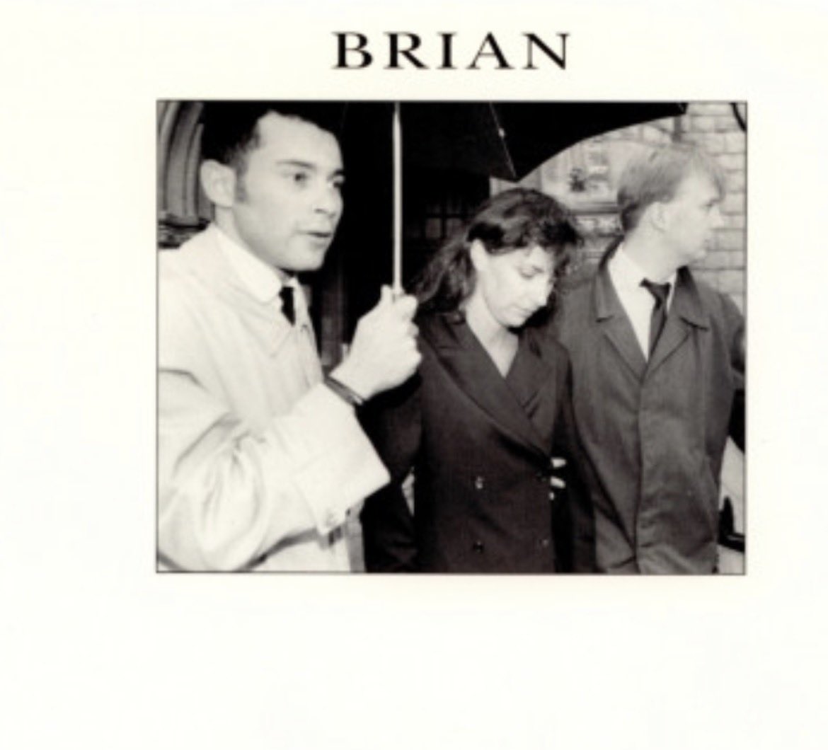 KenSweeney's tweet image. With my dear pal Martin Sapsed recently in Ealing. Martin shot the cover of Brian single ‘Boyfriend (outside Ealing Town Hall ) in 1991 and also in 2024 , new sleeve shots of Western Avenue for label @needlemythology 2025 re-Issue of Brian album Understood. #Ealing