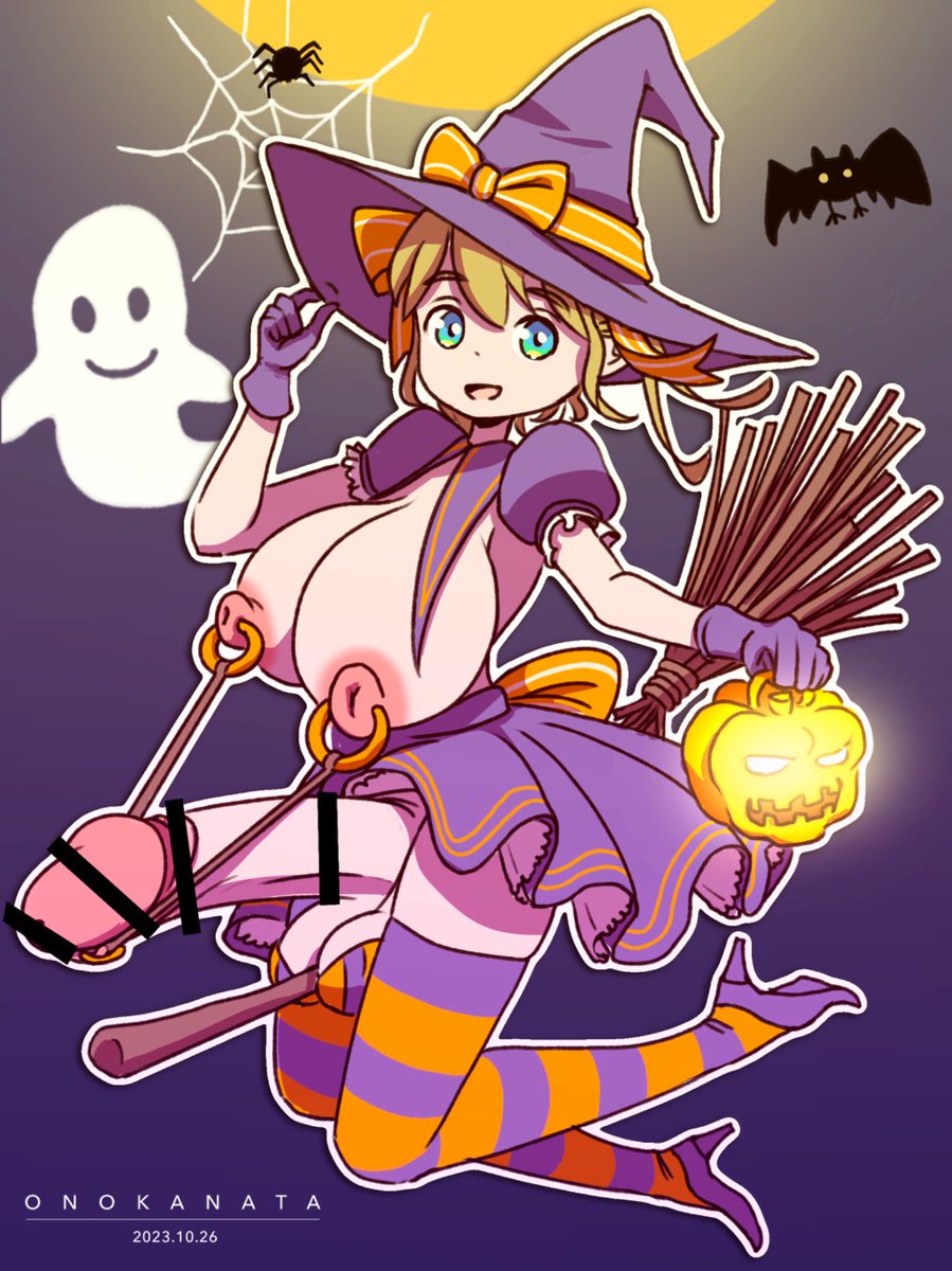 ハロウィン再掲🎃
#ふたなり #futanari 