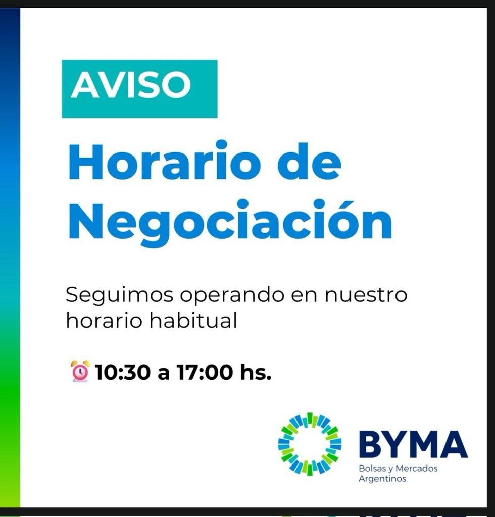 eldaminato's tweet image. A partir del Domingo USA finaliza su huso horario de verano con lo cual desde ese día hasta el mes de Marzo se atrasan una hora los relojes en todos los Estados del país. 

La rueda bursátil en Wall Street desde el lunes será de 11.30 a 18.00hs (de Argentina).

Pero en ByMA el…