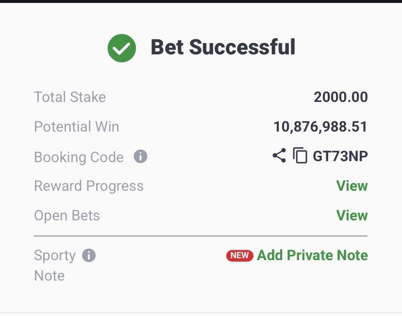 OloriebiBet's tweet image. ACCA
✍️ UF55EZ | TWSY8V | Q1U7RX