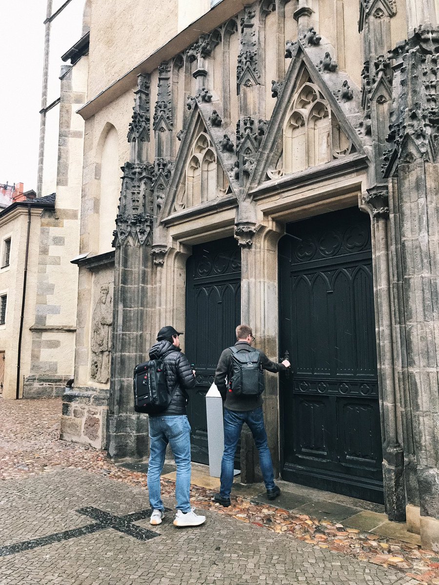 8 years ago the Luther documentary came out. I think we might need to do a special re-release for the 10 year anniversary. 

Happy Reformation day 👊

Bonus pic with <a href="/challies/">challies</a> filming Epic in Wittenberg.