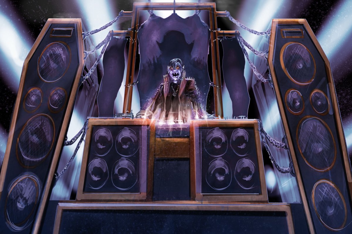 FamousFrames's tweet image. Happy Halloween from all of us at Famous Frames!

Famous Frames artist David Hudnut got into the Halloween spirit with these spooky illustrations featuring a mix of creature, from carnival clown to a vampire DJ to plague doctor.