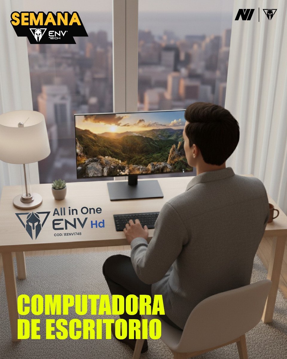novicompu's tweet image. 🖥️💥 ENV All in One 24"… ¡una máquina para todo!
Perfecta para trabajo, estudio o entretenimiento 🎯
Aprovecha su excelente precio en la Semana ENV ❤️
👉 Solo en Novicompu 🎉
#Novicompu #ENV #AllinOne #SemanaENV #Tecnología