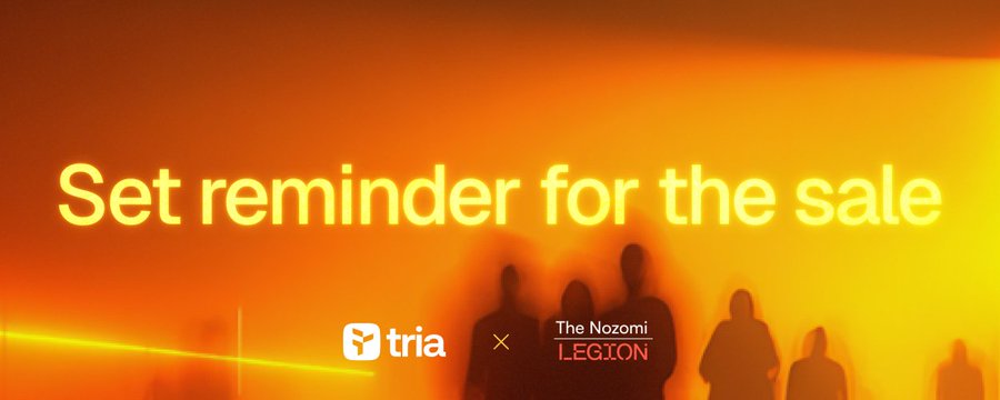 0xAlexaOnChain's tweet image. ⚔️ Tria x Nozomi Community Round is coming and it’s not just another sale

The @useTria community round goes live 03/11/2025 (Mon) on @NozomiNetwork, powered by @legiondotcc 

🪙 It’s merit-based, not FCFS. Your Legion Score decides your allocation.

🧭 Steps:

1️⃣ Create your…