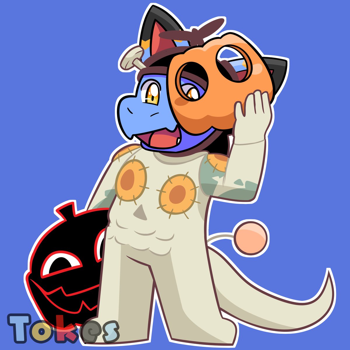 YOU'RE TAKING TOO LONG! Hehe, guess who decided to draw a second one? And this time it's Damian as Jackestein! Isn't he cute? His brother took his time getting it for him, hehe. ⚡️