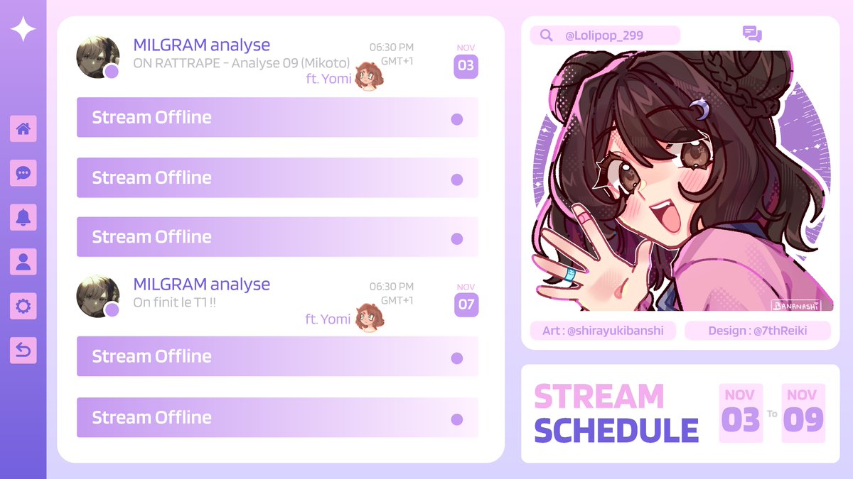 Rien à faire, le stream ne fonctionnait pas... 
On espère que le sort soit avec nous Lundi (je vous donne le planning en avance du coup~)