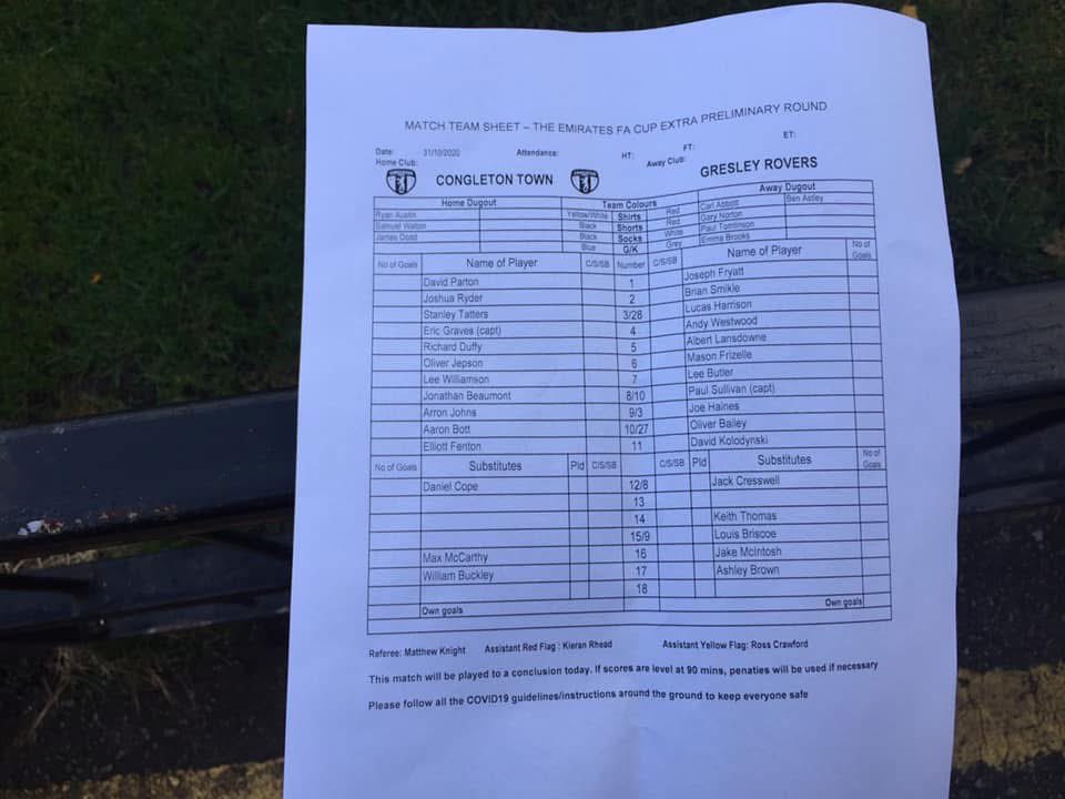 SimonHumphreys1's tweet image. Five years ago, @CongletonFC beat Gresley Rovers 5-0 in the FA Vase. #Congleton