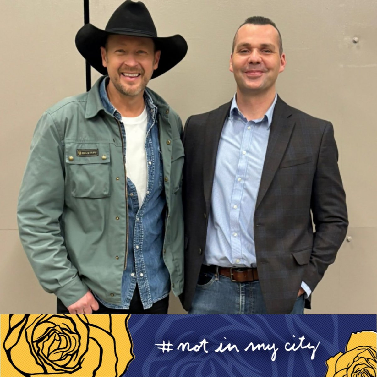 All <a href="/WRPSToday/">Waterloo Regional Police</a> members are proud to partner with #NotInMyCity in the fight against human trafficking.

We were honoured to meet with founder <a href="/paulbrandt/">paulbrandt</a> to discuss the role we all play in recognizing the signs of human trafficking. 

Not here. Not anywhere. #NotInMyCity