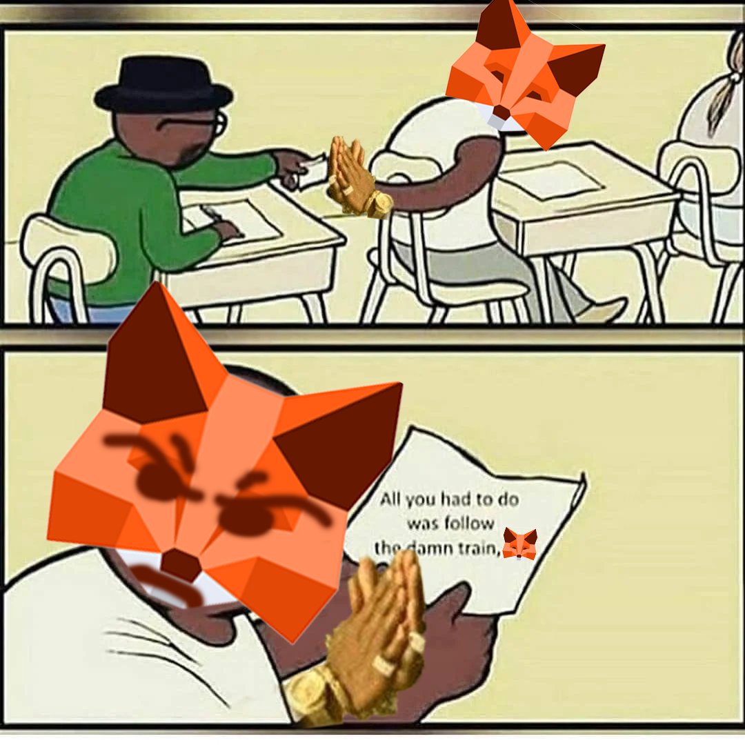 Maann its straight malicous ignorance at this point. All <a href="/MetaMask/">MetaMask.eth 🦊</a> has to do to be legendary is do right by their users and follow past beloved TGE's.