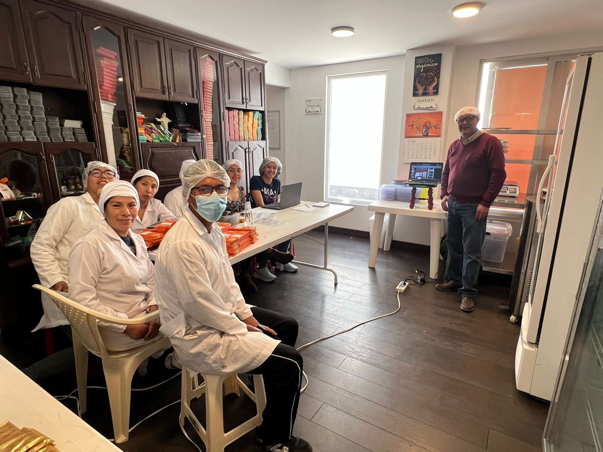 #Dimitra $DMTR Today, October 31st, a workshop was held on the applications that Dimitra is developing with the new EUDR regulations for the technicians of the chocolate exporting company RUAH.