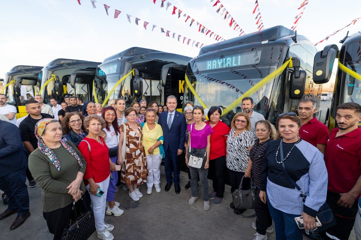 EUDelegationTur's tweet photo. 🚍⚡ Proud to see 17 brand-new electric buses and 14 chargers now operating in #Mersin — part of an €11.1 million partnership between the 🇪🇺 EU and @mersin_bld .
Cleaner air. Quieter streets. #MobilityForEveryone
#EUinTurkiye #GreenCities #ElectricBuses
🇪🇺🇹🇷 https://t.co/biklbYS1Dh