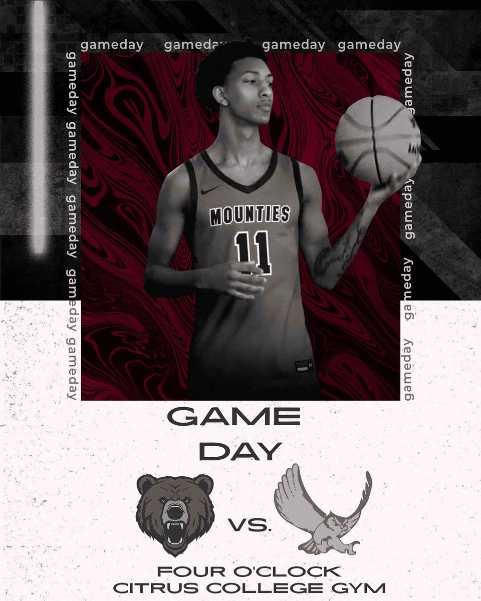 It’s GAME DAY 🏀

Your Mounties take on the Citrus Owls today at 4PM!

Let’s bring the energy — Let’s go Mounties! 💪 #MountiePride #MtSACBasketball