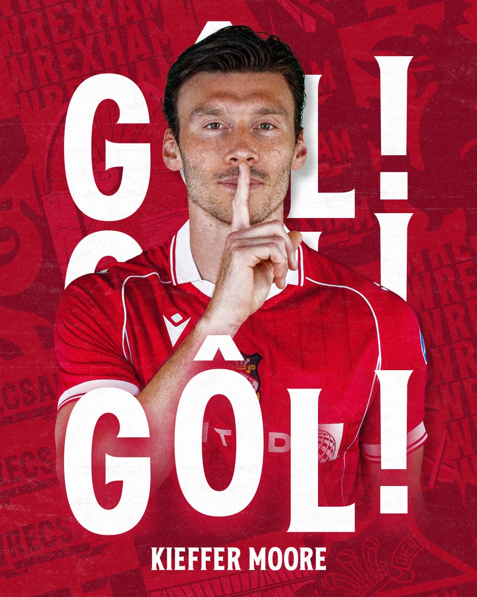 Wrexham_AFC's tweet photo. HE'S DONE IT AGAIN!!!

🔴⚪ #WxmAFC https://t.co/BRFBL2Uqx9