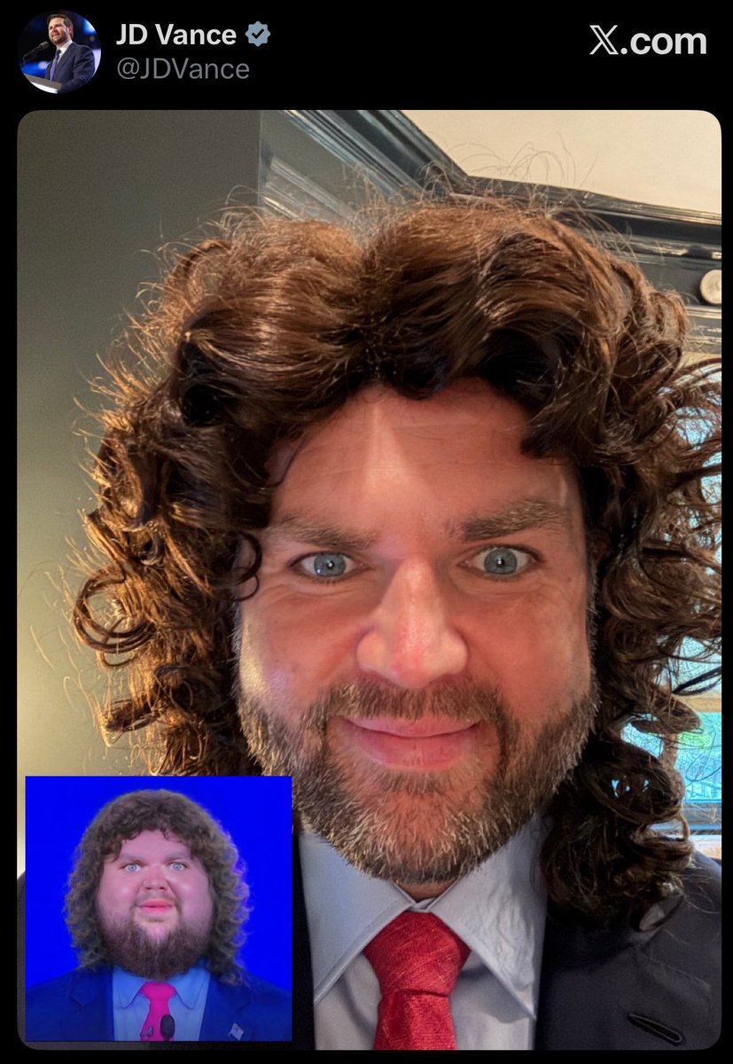 yalligatorgar's tweet image. JD Vance is the best Vice President ever and it’s not close.
This is going to break the internet 🤣